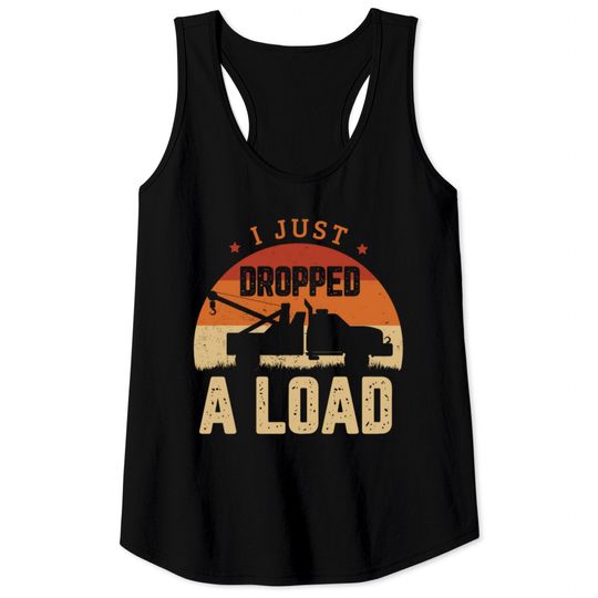 Discover Tow Truck Tow trucker Truck Driver Tank Tops