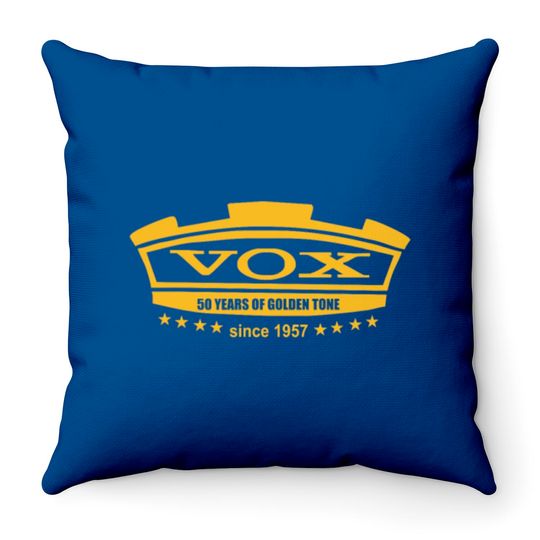Discover Vox Amplifiers Throw Pillows
