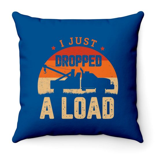 Discover Tow Truck Tow trucker Truck Driver Throw Pillows
