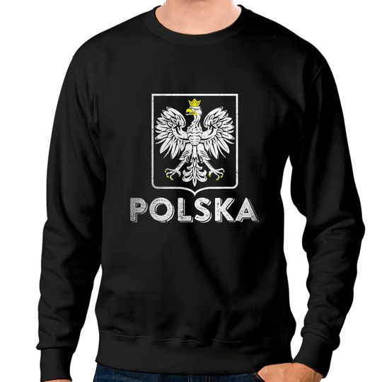 Discover Polska Retro Style Tee Poland Sweatshirts Polish Soccer Shirt