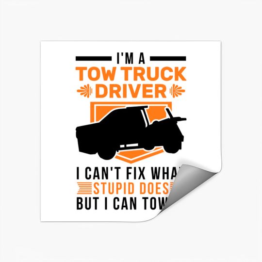 Discover Tow Truck Towing Service - Tow Truck - Stickers
