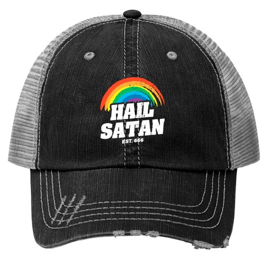 Discover Satanic Funny Satan Trucker Hats