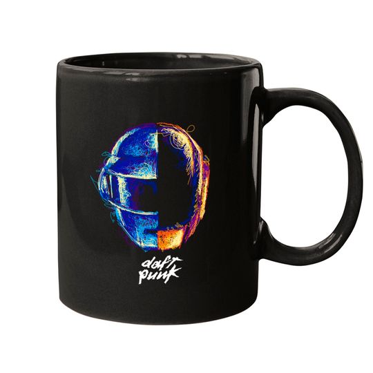 Discover Daft Punk Scribble - Daft Punk Scribble - Mugs