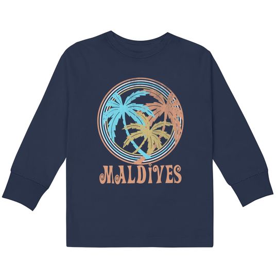 Discover Maldives  Kids Long Sleeve T-Shirts