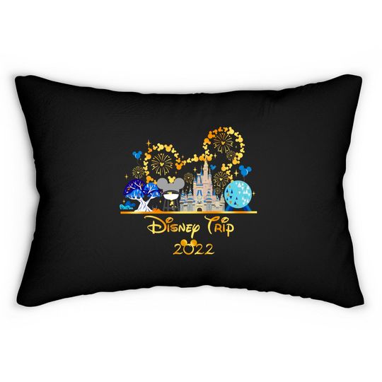 Discover Personalized Disney Family Lumbar Pillows, Disney Mickey Minnie Lumbar Pillows, Disneyworld Lumbar Pillows 2022