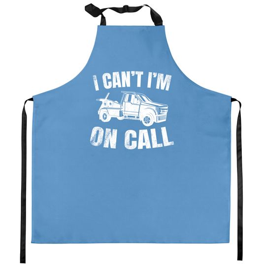 Discover Tow Truck Driver Wrecker Recovery Vehicle Kitchen Aprons