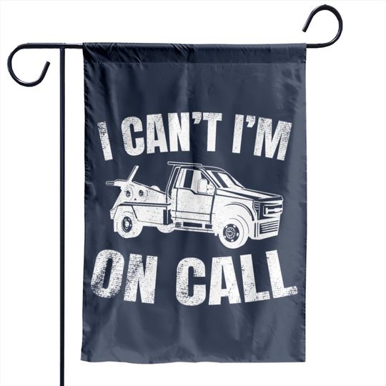 Discover Tow Truck Driver Wrecker Recovery Vehicle Garden Flags
