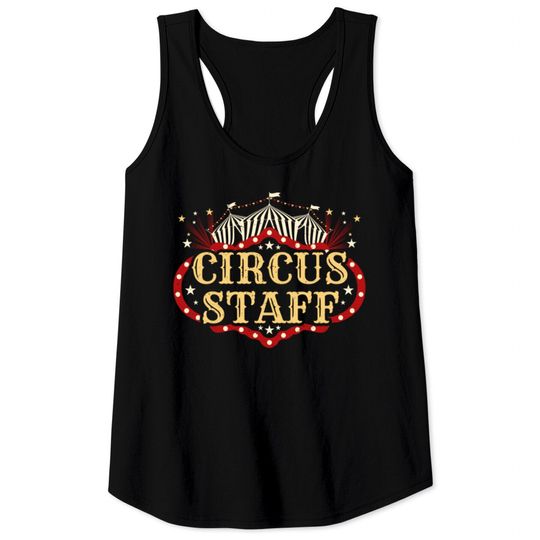 Discover Vintage Circus Themed Birthday Party Circus Staff Tank Tops