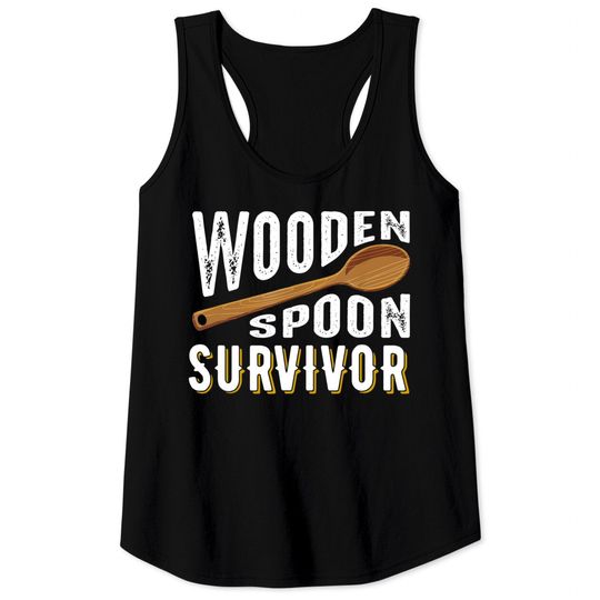 Discover Survivor Tank Tops Wooden Spoon Survivor Champion Funny Gift