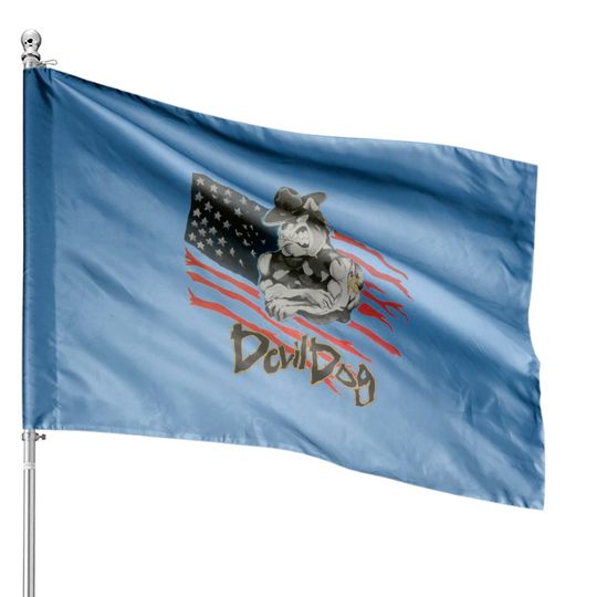 Discover Devil Dog House Flags