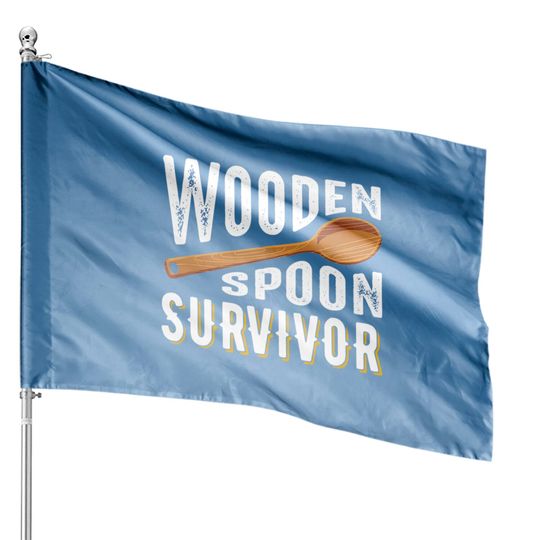 Discover Survivor House Flags Wooden Spoon Survivor Champion Funny Gift