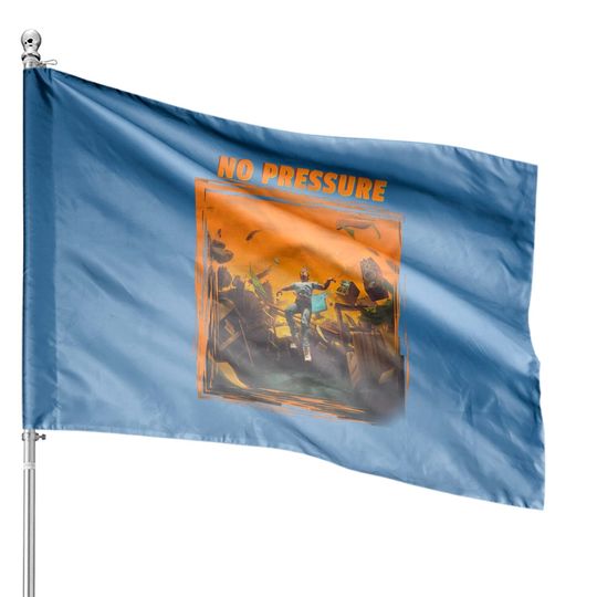 Discover No Pressure Logic House Flags House Flags