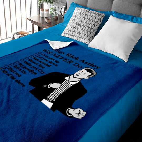 Discover Rick Astley Baby Blankets