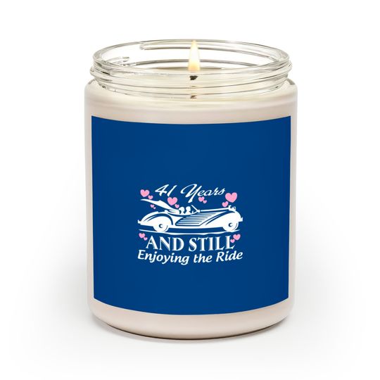 Discover Anniversary Gift 41 years Wedding Marriage Scented Candle Scented Candles