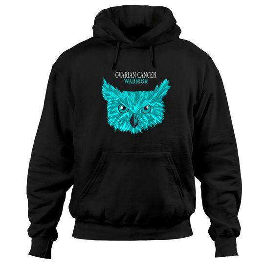 Discover Ovarian Cancer Warrior Teal Ribbon Hoodies