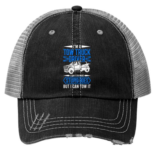 Discover Tow Trucker Tow Truck Driver Gift - Tow Truck - Trucker Hats