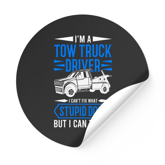 Discover Tow Trucker Tow Truck Driver Gift - Tow Truck - Stickers