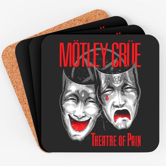Discover Motley Crue Theatre of Pain Rock Metal Coaster Coasters