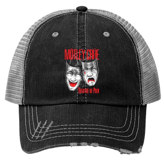 Discover Motley Crue Theatre of Pain Rock Metal Trucker Hat Trucker Hats
