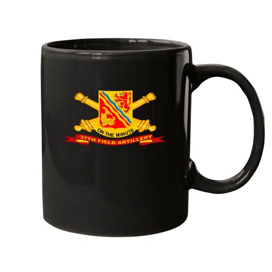Discover Army 37th Field Artillery w Br Ribbon Mugs