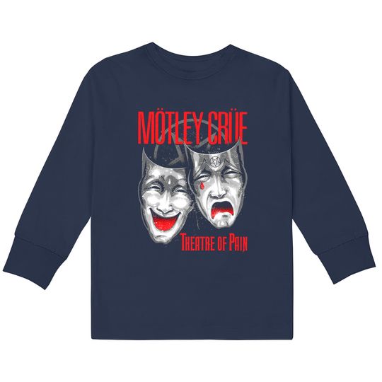 Discover Motley Crue Theatre of Pain Rock Metal Tee  Kids Long Sleeve T-Shirts