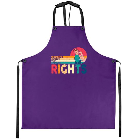 Discover Women's Rights Are Human Rights Feminist Feminism Aprons