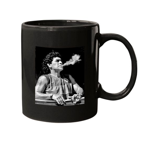 Discover SMOKING MY LIFE - Diego Maradona - Mugs