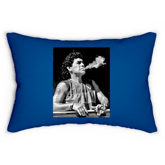 Discover SMOKING MY LIFE - Diego Maradona - Lumbar Pillows