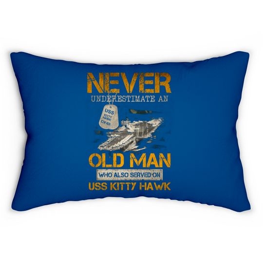 Discover USS Kitty Hawk CV 63 Lumbar Pillows