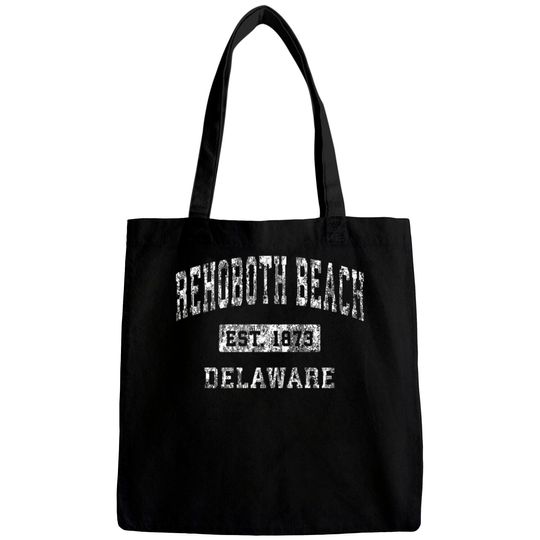 Discover Rehoboth Beach Delaware DE Vintage Established Spo Bags