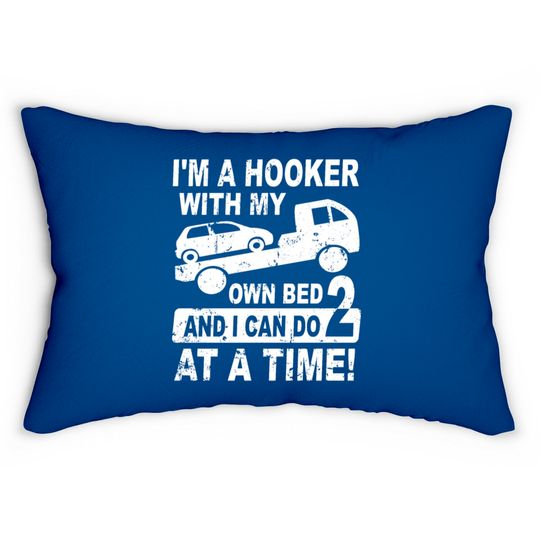 Discover Tow Truck Driver - Tow Driver - Tow Trucker Lumbar Pillows