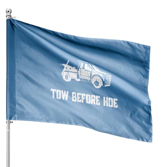 Discover Tow Truck House Flags