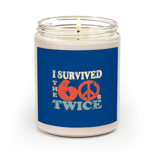Discover I Survived The Sixties 60S Twice Scented Candles