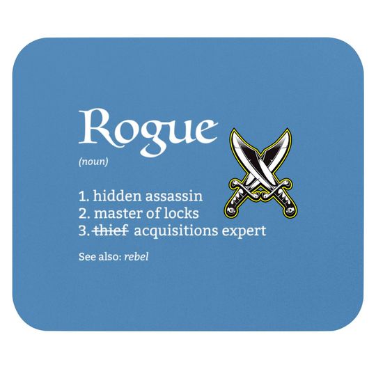 Discover Rogue Class Definition Dungeons and RPG Dragons Mouse Pads