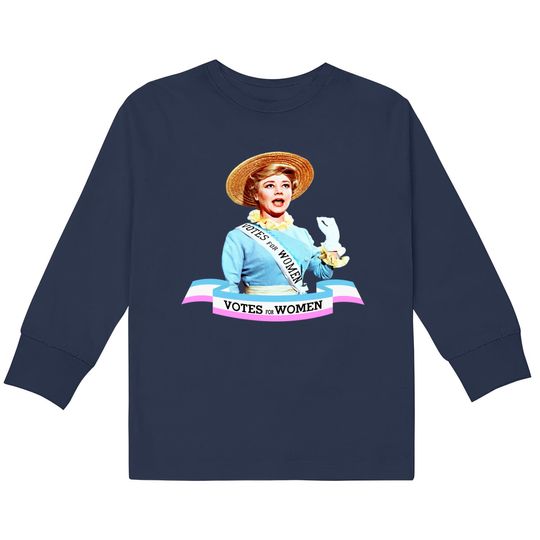Discover Votes for Women! - Votes For Women -  Kids Long Sleeve T-Shirts