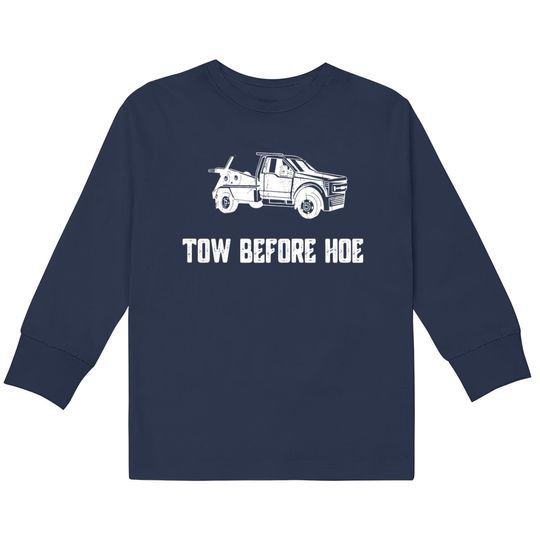 Discover Tow Truck  Kids Long Sleeve T-Shirts