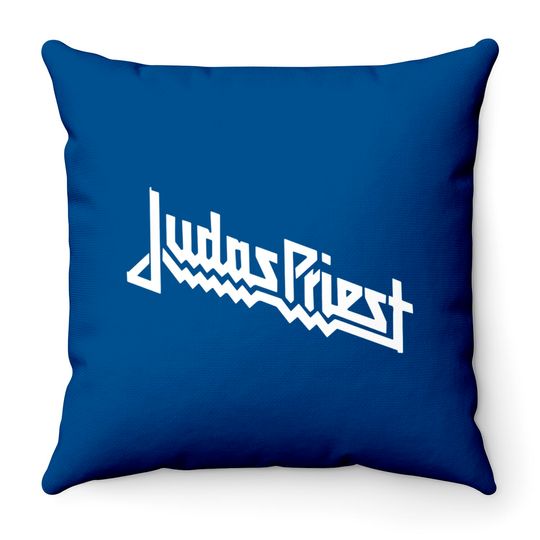 Discover JUDAS PRIEST LOGO Throw Pillows