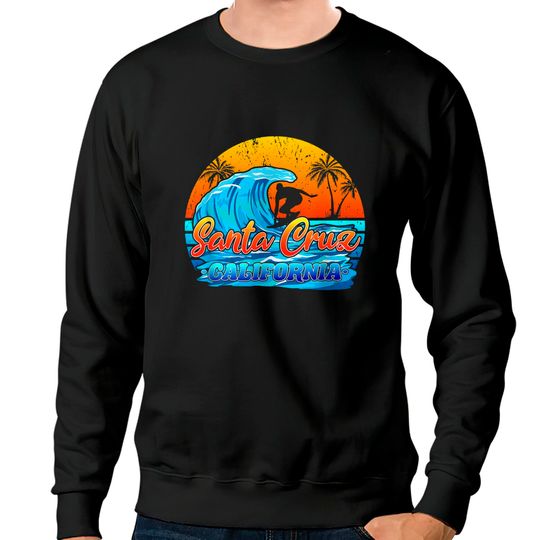 Discover Sunset Santa Cruz Sweatshirts California vintage retro 80s 70s surfers