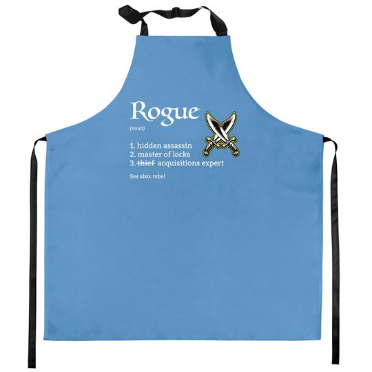 Discover Rogue Class Definition Dungeons and RPG Dragons Kitchen Aprons