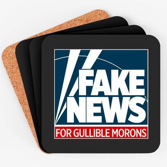 Discover Fake News For Morons - Fox News - Coasters