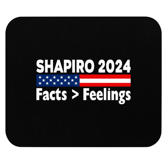 Discover Ben Shapiro 2024 Facts Feelings Mouse Pad Mouse Pads