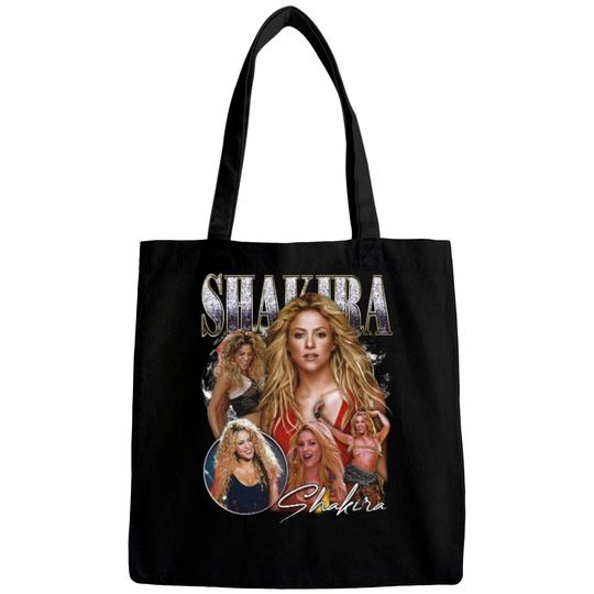 Discover SHAKIRA Vintage shirt - Shakira 90s bootleg retro Bags