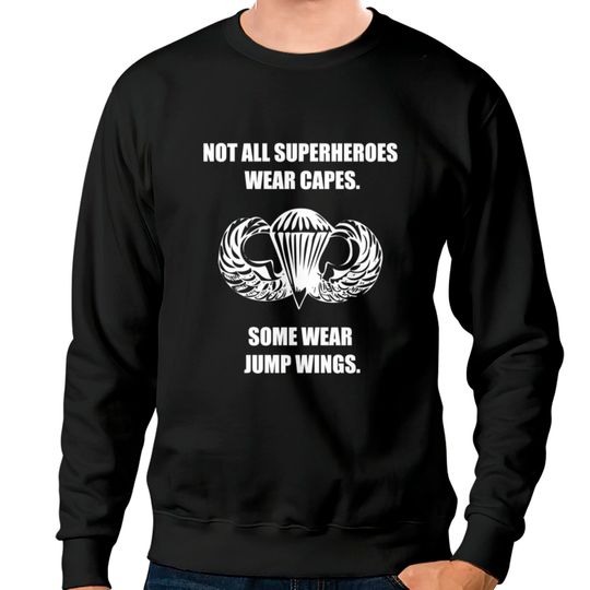 Discover Airborne Jump Wings Sweatshirts