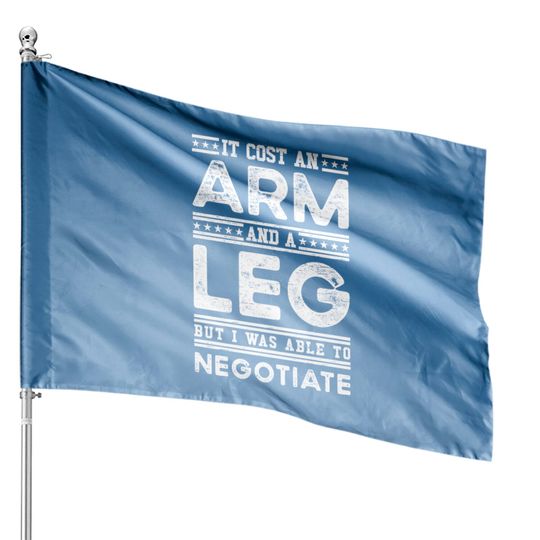 Discover Amputee Funny House Flags