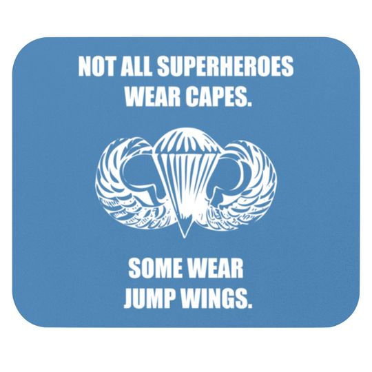 Discover Airborne Jump Wings Mouse Pads