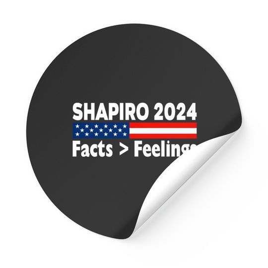 Discover Ben Shapiro 2024 Facts Feelings Sticker Stickers