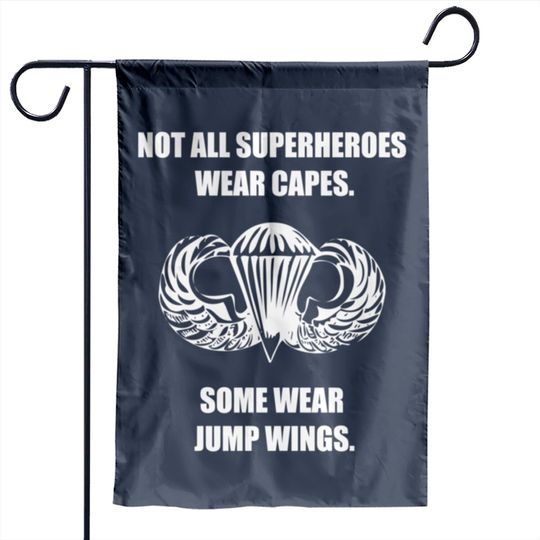 Discover Airborne Jump Wings Garden Flags