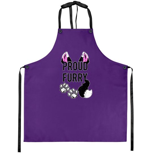 Discover Proud Furry  Furries Tail and Ears Cosplay Aprons