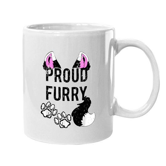 Discover Proud Furry  Furries Tail and Ears Cosplay Mugs