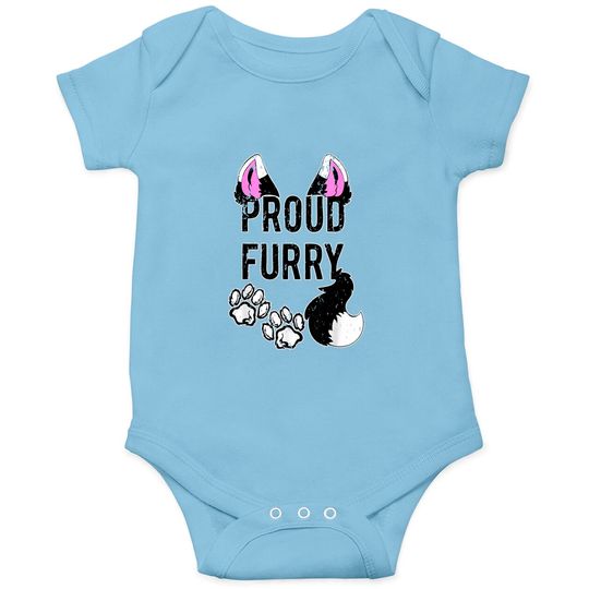 Discover Proud Furry  Furries Tail and Ears Cosplay Onesies